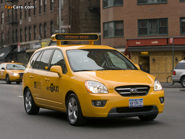 Kia Rondo Taxi Cab Concept 2007 images (640 x 480)