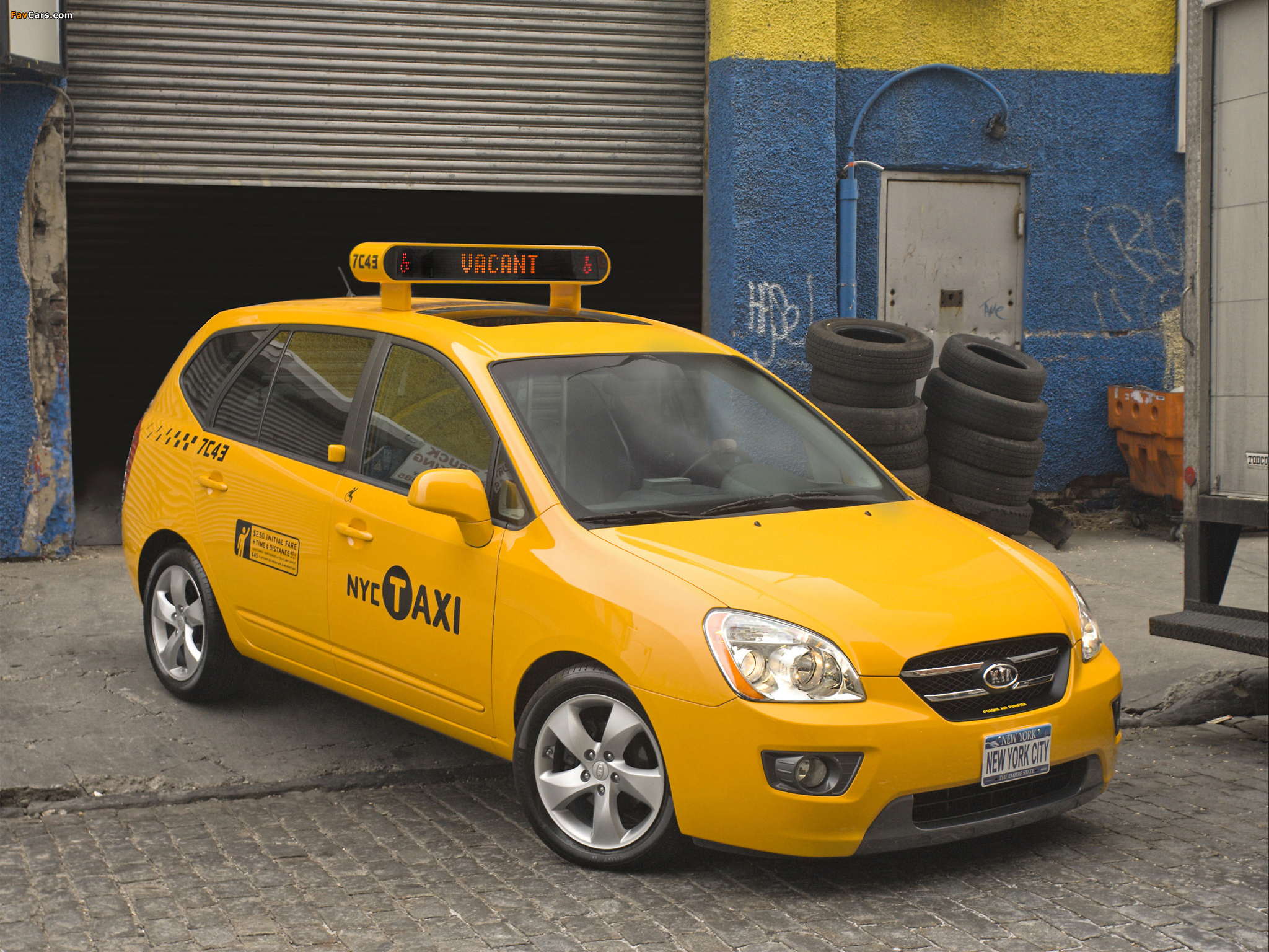 Kia Rondo Taxi Cab Concept 2007 pictures (2048 x 1536)