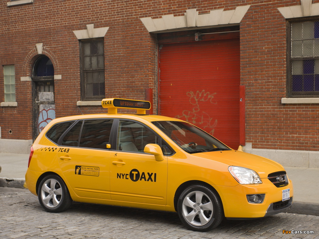 Kia Rondo Taxi Cab Concept 2007 wallpapers (1024 x 768)