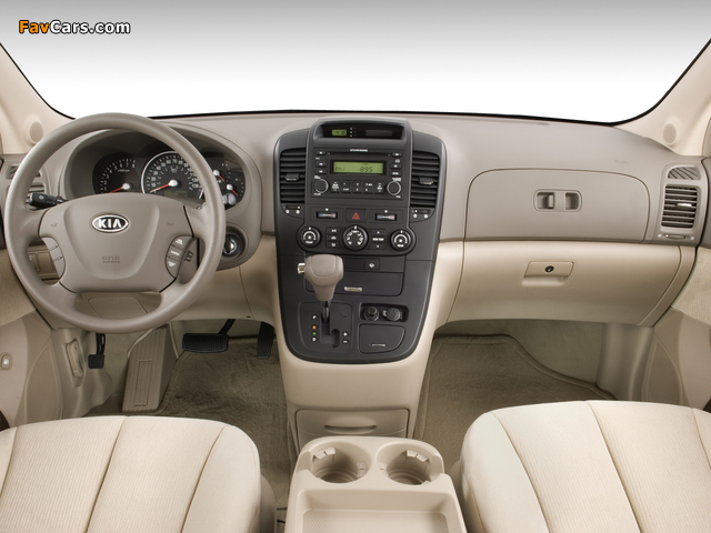 Kia Sedona LWB 2006–10 wallpapers (640 x 480)