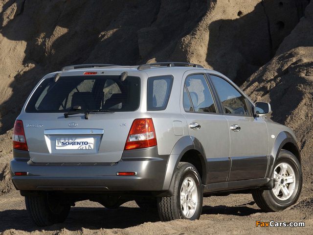 Images of Kia Sorento ZA-spec (BL) 2003–06 (640 x 480)