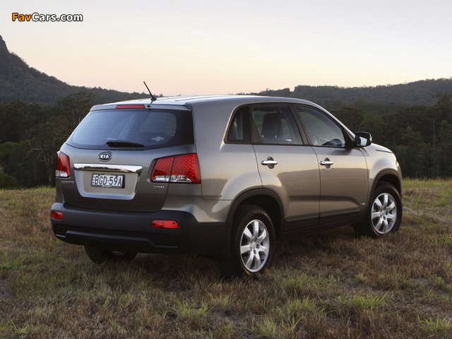 Images of Kia Sorento AU-spec (XM) 2009–12 (640 x 480)