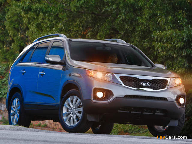 Images of Kia Sorento US-spec (XM) 2009 (640 x 480)