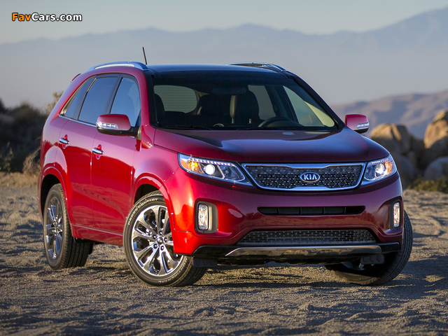 Images of Kia Sorento SX US-spec (XM) 2012 (640 x 480)