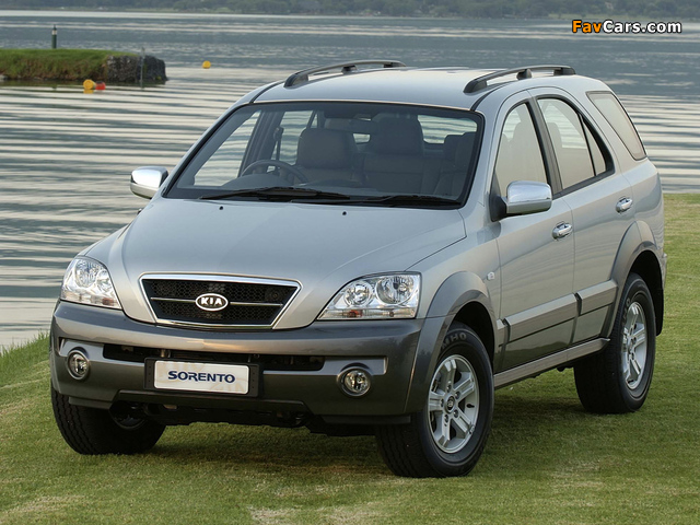 Kia Sorento ZA-spec (BL) 2003–06 images (640 x 480)