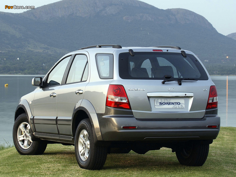 Kia Sorento ZA-spec (BL) 2003–06 photos (800 x 600)