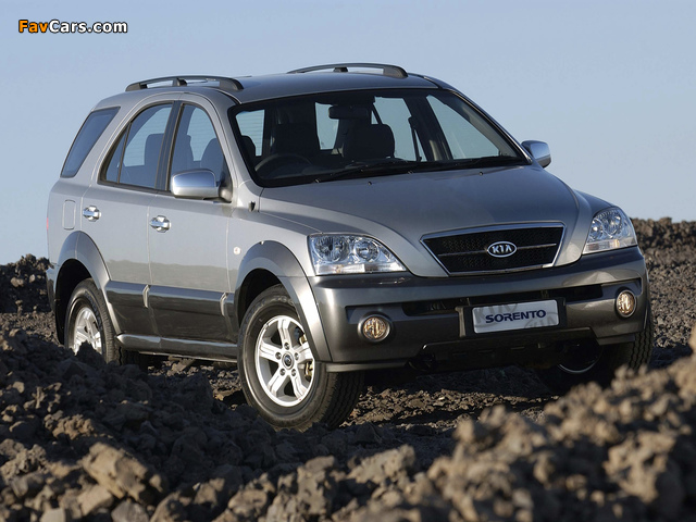 Kia Sorento ZA-spec (BL) 2003–06 wallpapers (640 x 480)