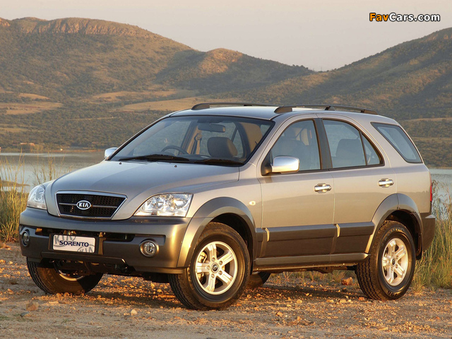 Kia Sorento ZA-spec (BL) 2003–06 wallpapers (640 x 480)