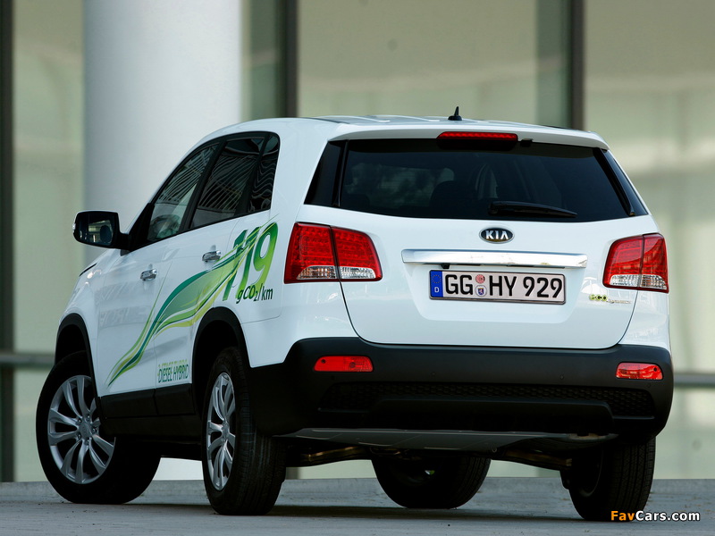 Kia Sorento Hybrid Prototype (XM) 2009 wallpapers (800 x 600)