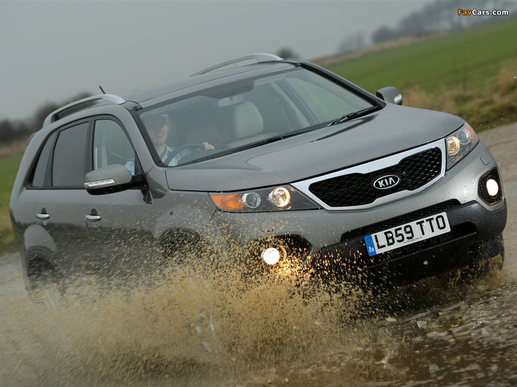 Kia Sorento UK-spec (XM) 2009 wallpapers (1024 x 768)