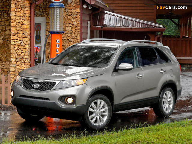 Kia Sorento US-spec (XM) 2009 wallpapers (640 x 480)