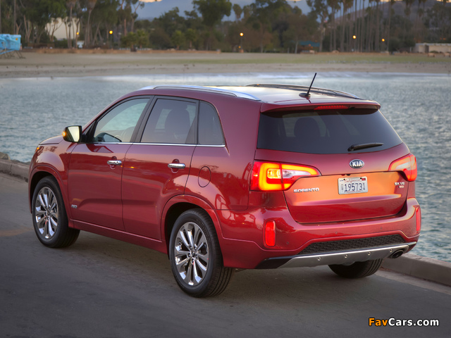 Kia Sorento SX US-spec (XM) 2012 wallpapers (640 x 480)