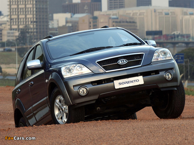 Photos of Kia Sorento ZA-spec (BL) 2003–06 (640 x 480)