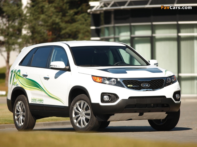 Photos of Kia Sorento Hybrid Prototype (XM) 2009 (640 x 480)