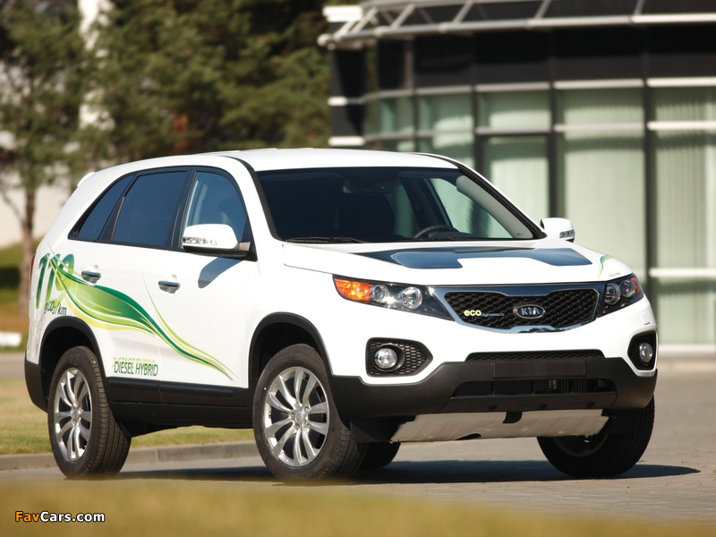 Photos of Kia Sorento Hybrid Prototype (XM) 2009 (800 x 600)