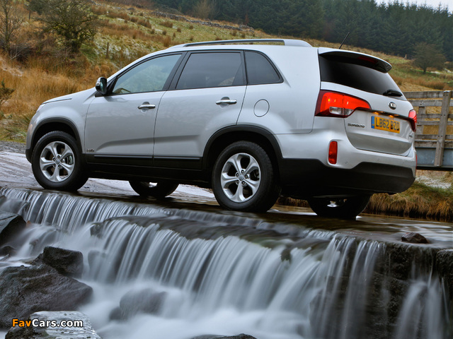 Photos of Kia Sorento UK-spec (XM) 2012 (640 x 480)