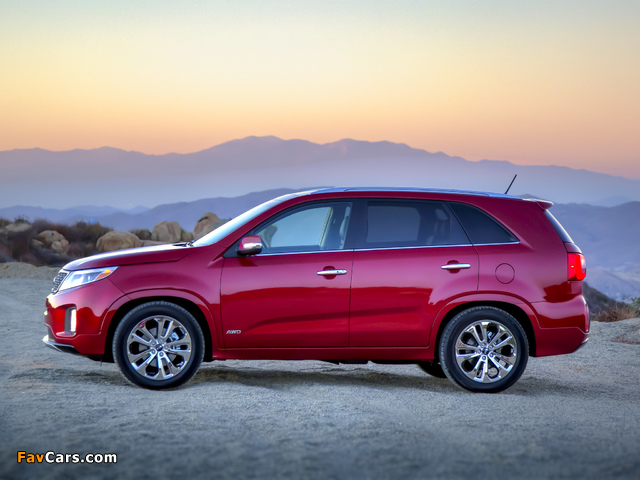 Photos of Kia Sorento SX US-spec (XM) 2012 (640 x 480)