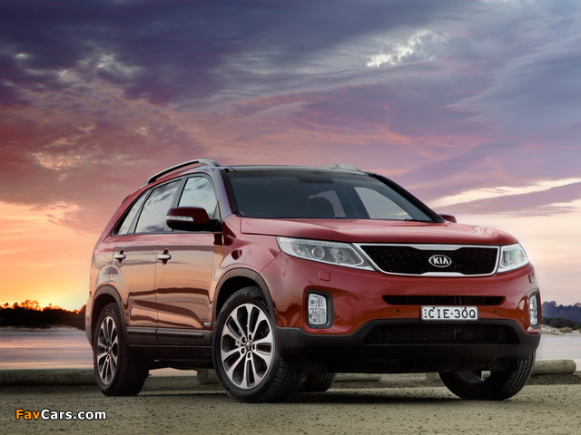 Photos of Kia Sorento AU-spec (XM) 2012 (640 x 480)