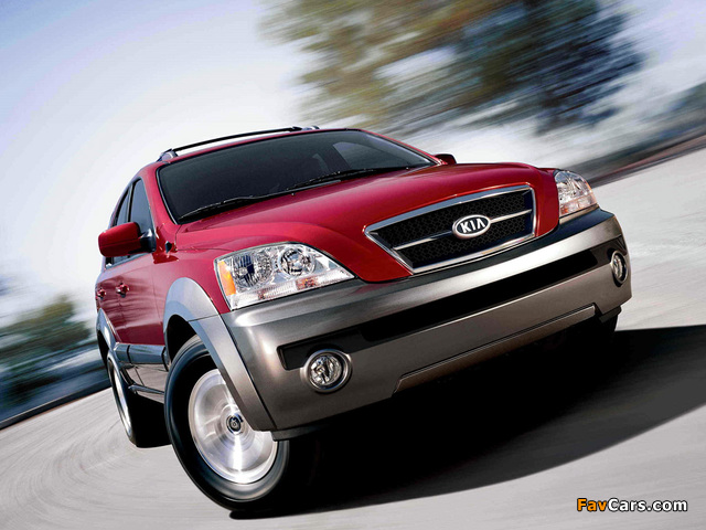 Pictures of Kia Sorento US-spec (BL) 2002–06 (640 x 480)