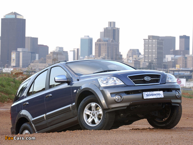 Pictures of Kia Sorento ZA-spec (BL) 2003–06 (640 x 480)