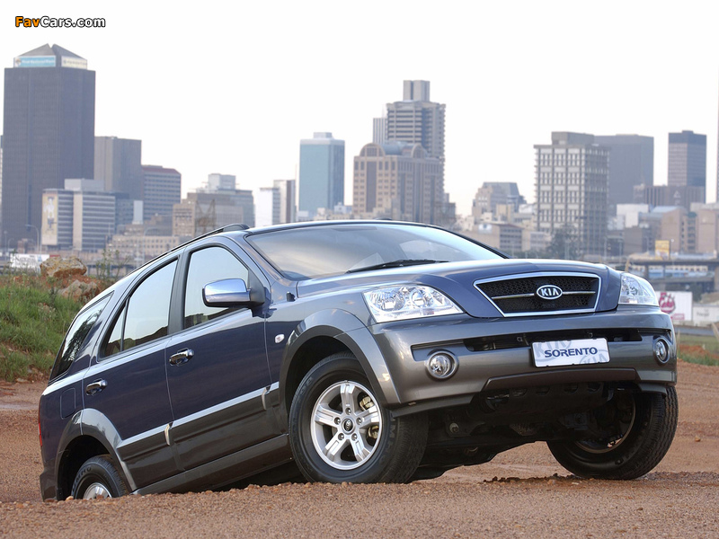 Pictures of Kia Sorento ZA-spec (BL) 2003–06 (800 x 600)