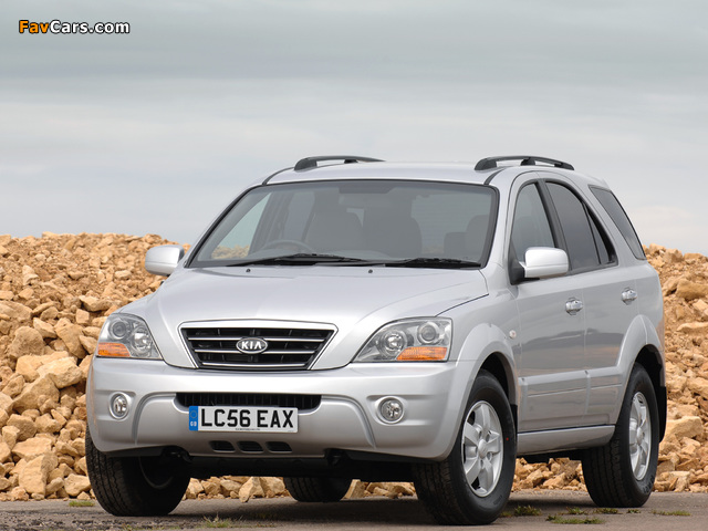 Pictures of Kia Sorento UK-spec (BL) 2006–09 (640 x 480)