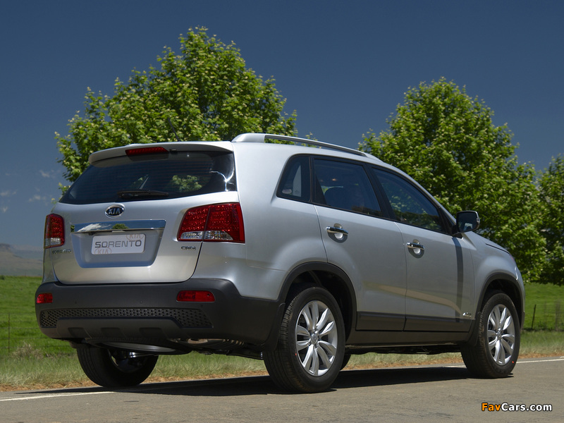 Pictures of Kia Sorento ZA-spec (XM) 2009–12 (800 x 600)