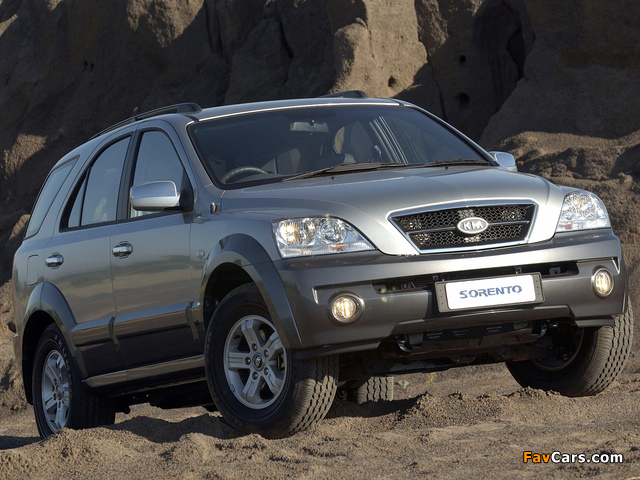 Kia Sorento ZA-spec (BL) 2003–06 wallpapers (640 x 480)