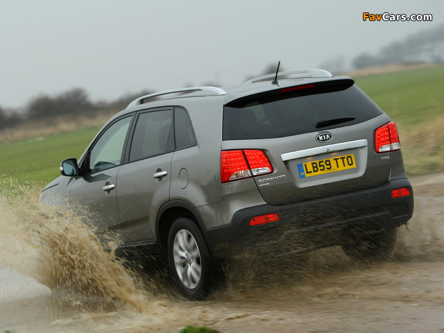 Kia Sorento UK-spec (XM) 2009 wallpapers (640 x 480)