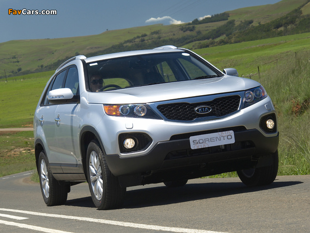 Kia Sorento ZA-spec (XM) 2009–12 wallpapers (640 x 480)