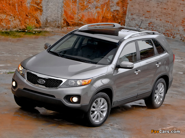 Kia Sorento US-spec (XM) 2009 wallpapers (640 x 480)