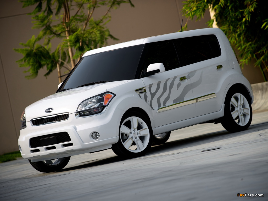 Kia Soul White Tiger Concept (AM) 2010 photos (1024 x 768)