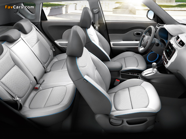 Kia Soul EV EU-spec 2014 wallpapers (640 x 480)