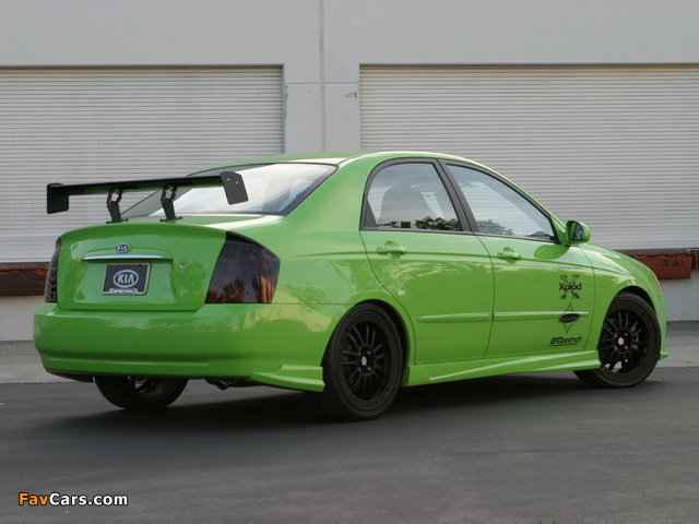 Kia Spectra Green Scream (LD) 2004 images (640 x 480)