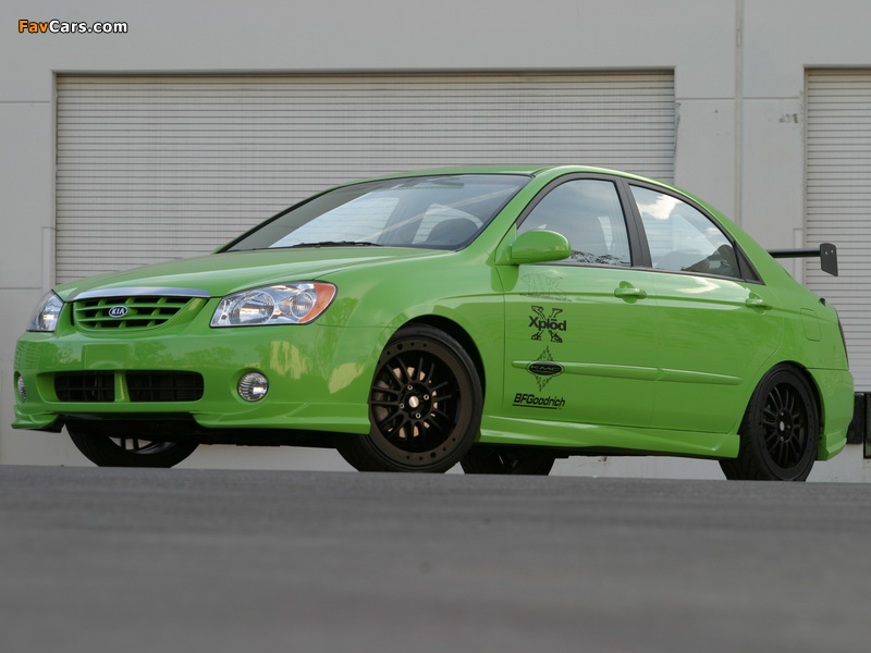 Kia Spectra Green Scream (LD) 2004 pictures (800 x 600)