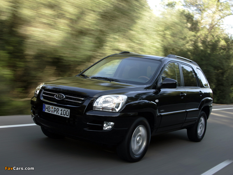 Images of Kia Sportage US-spec (KM) 2004–08 (800 x 600)