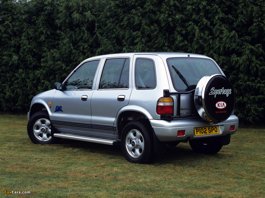 Kia Sportage GLX SE UK-spec 1995–99 photos (1024 x 768)