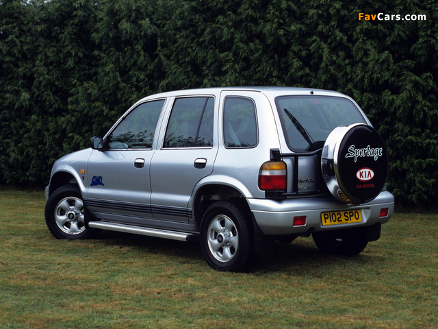 Kia Sportage GLX SE UK-spec 1995–99 photos (640 x 480)