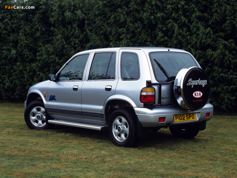 Kia Sportage GLX SE UK-spec 1995–99 photos (800 x 600)