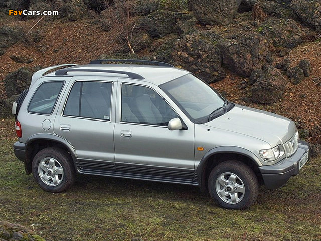 Kia Sportage XSE UK-spec 2002–03 pictures (640 x 480)