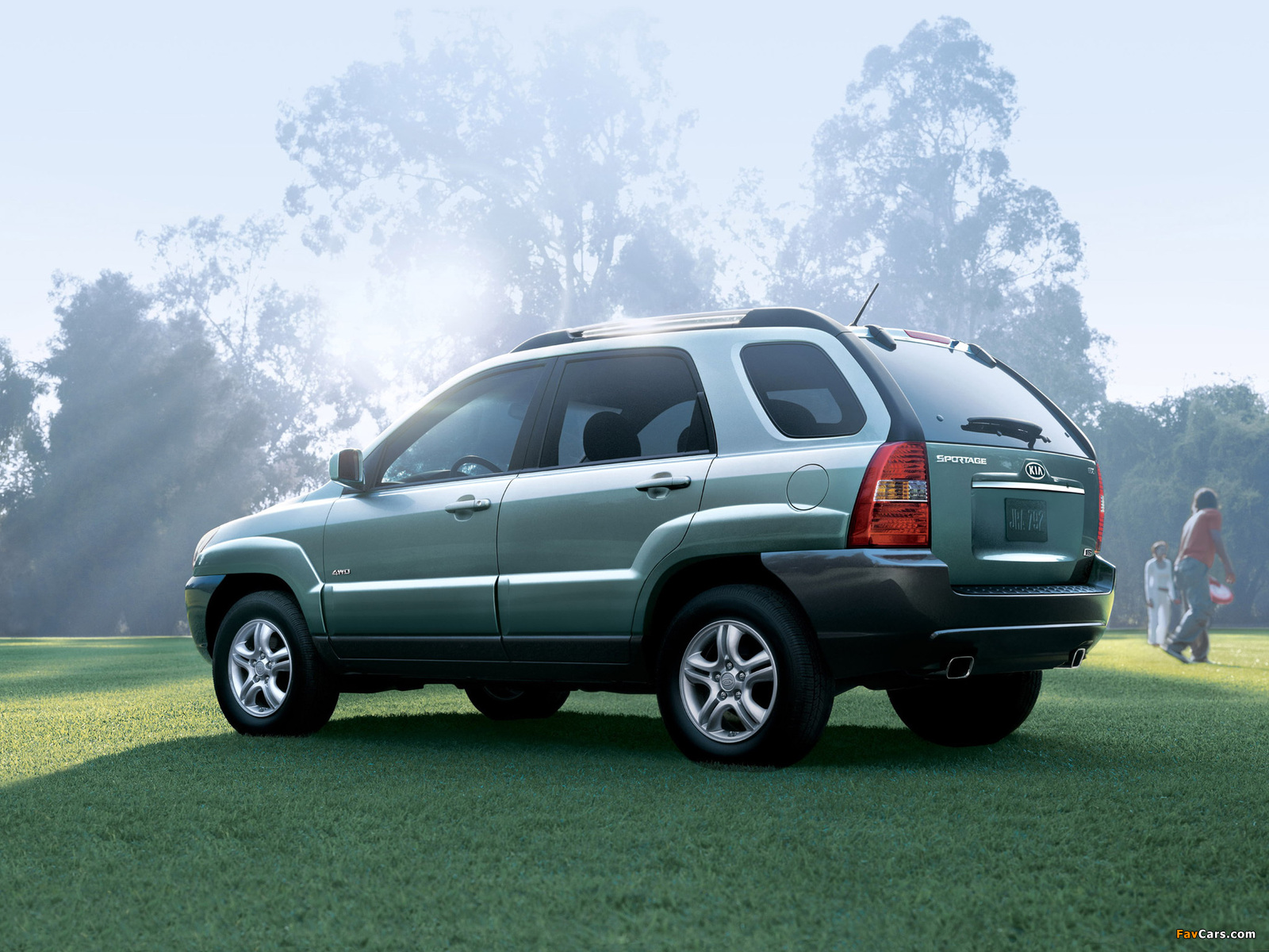 Kia Sportage US-spec (KM) 2004–08 wallpapers (1600 x 1200)