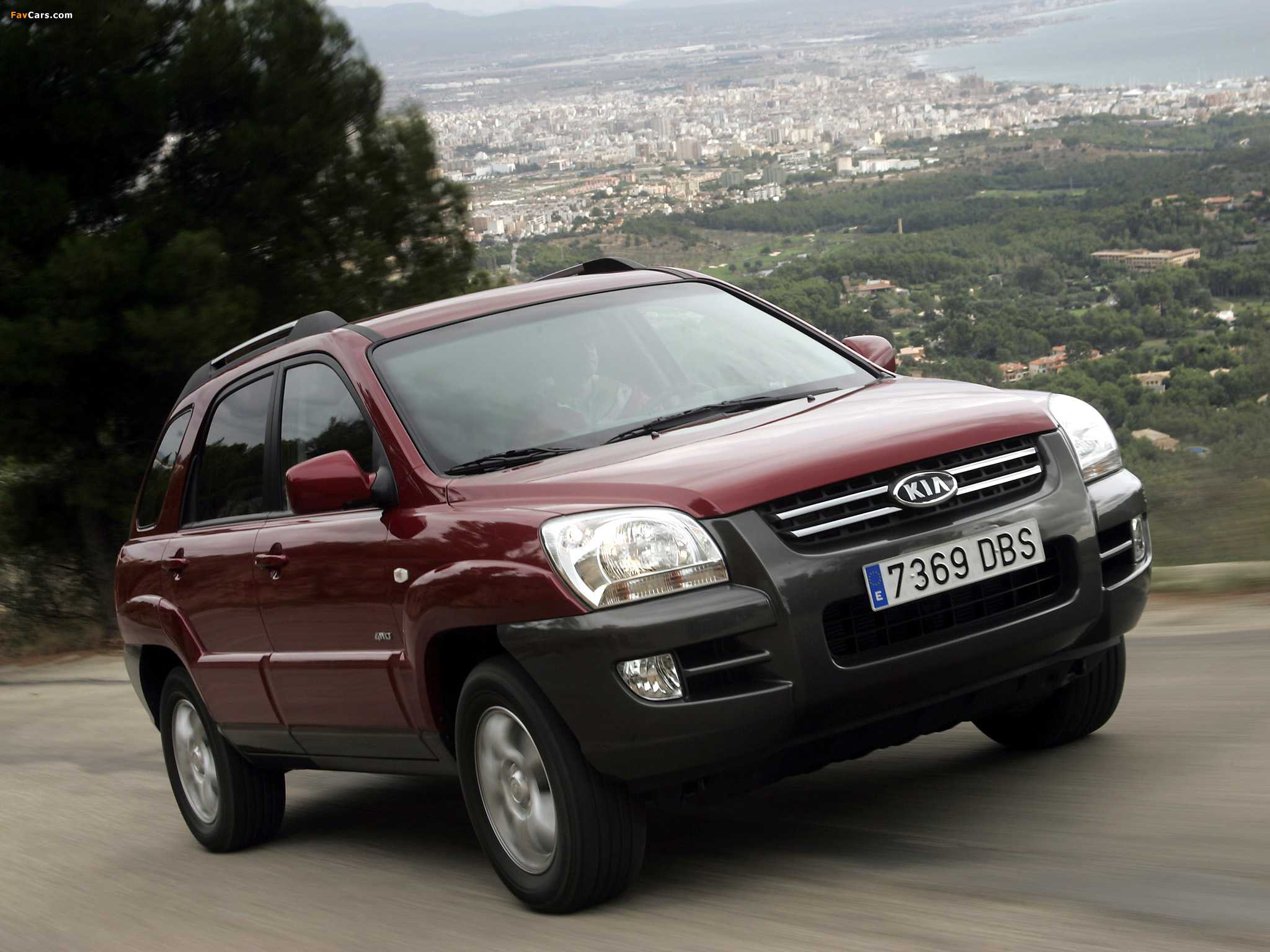 Kia Sportage US-spec (KM) 2004–08 wallpapers (2048 x 1536)