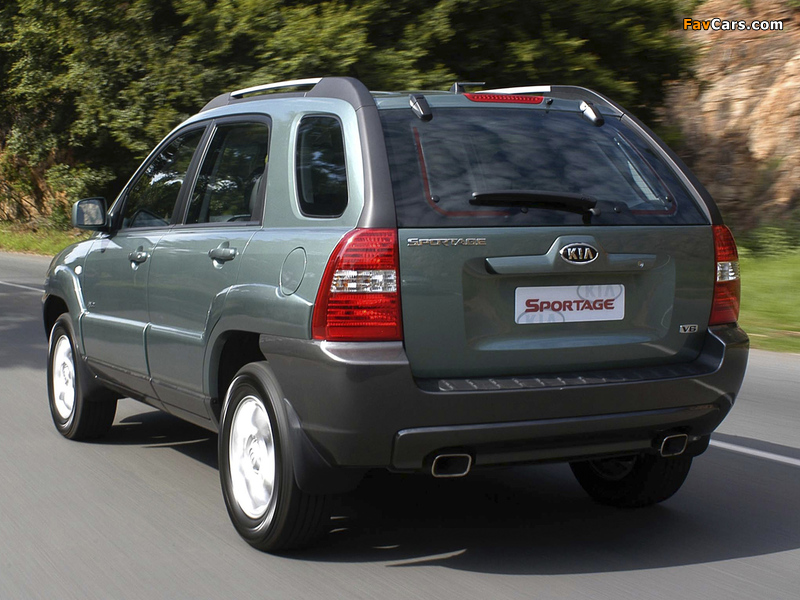 Kia Sportage ZA-spec (KM) 2005–08 images (800 x 600)