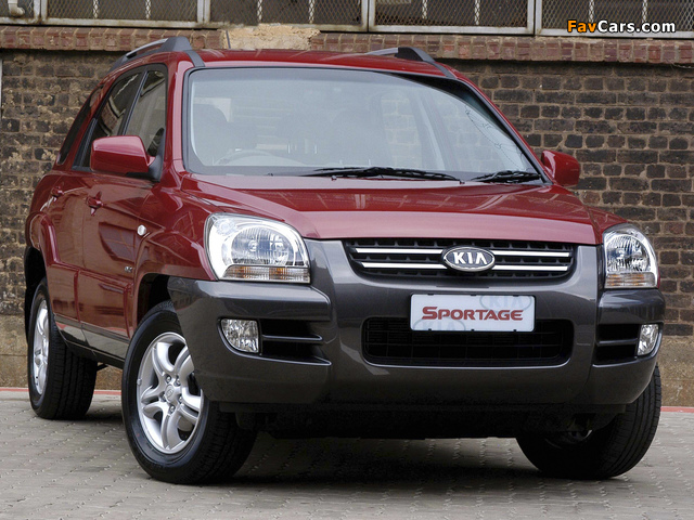 Kia Sportage ZA-spec (KM) 2005–08 pictures (640 x 480)