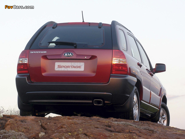 Kia Sportage ZA-spec (KM) 2005–08 pictures (640 x 480)