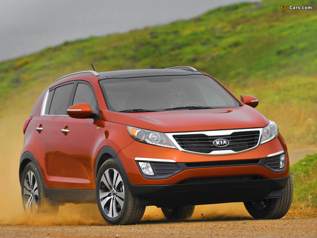 Kia Sportage US-spec 2010 wallpapers (1024 x 768)