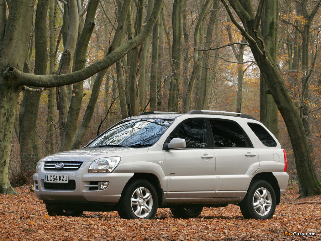 Photos of Kia Sportage UK-spec (KM) 2004–08 (1024 x 768)