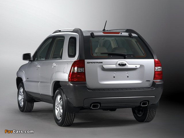 Kia Sportage US-spec (KM) 2004–08 wallpapers (640 x 480)