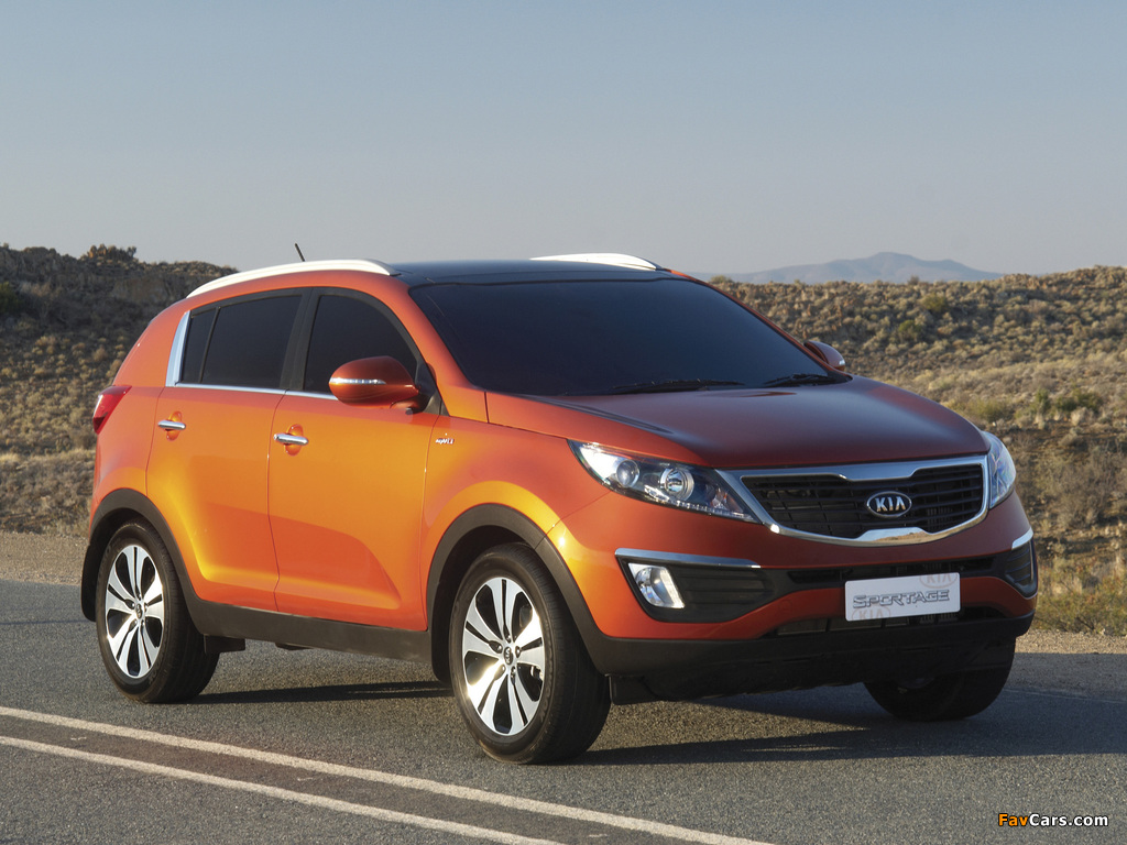 Kia Sportage ZA-spec 2010–14 wallpapers (1024 x 768)