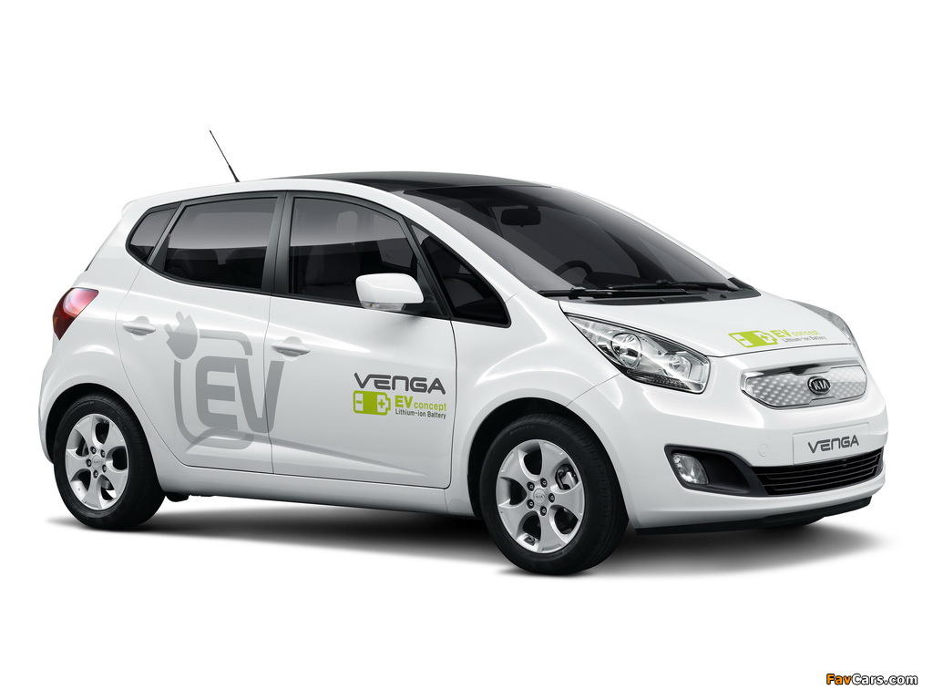 Kia Venga Plug-In Electric Concept 2010 wallpapers (1024 x 768)